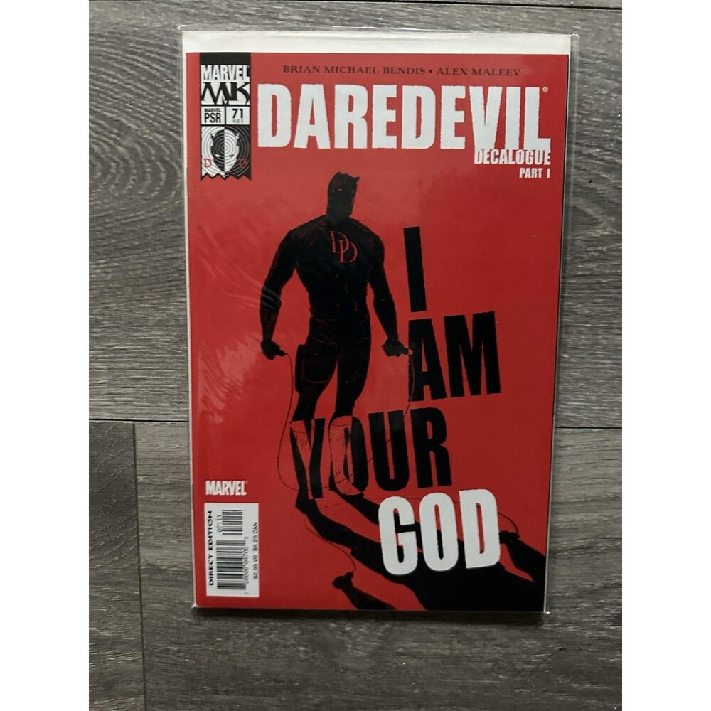 Marvel Daredevil #71 Single Issue Comic Bendis Maleev Decalogue Part 1 Color